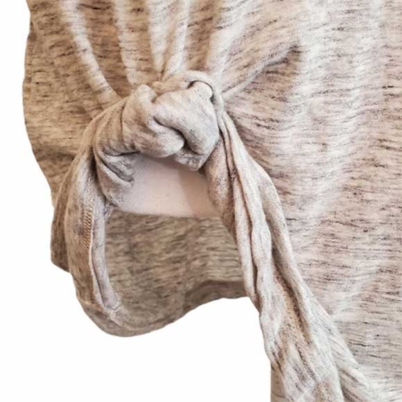 Blue Life Side-Knot Tee heathered Medium, NWOT - Picture 4 of 5